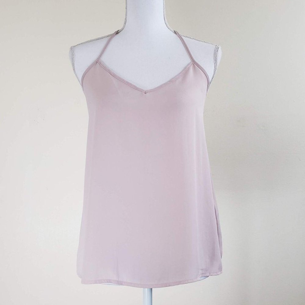 Abercrombie & Fitch Nude Strappy V-Neck Tank Top Size Small